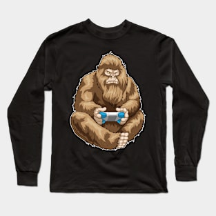 Bigfoot Halloween Gamer Long Sleeve T-Shirt